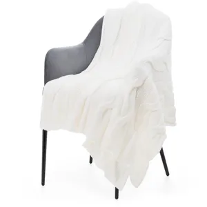 Плед Snefald, белый заказать онлайн со своим дизайном в РПК КБ с доставкой и скидками