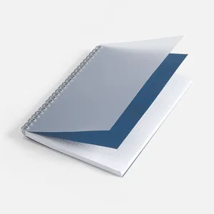 Блокнот на пружине Novalis, синий заказать онлайн со своим дизайном в РПК КБ с доставкой и скидками