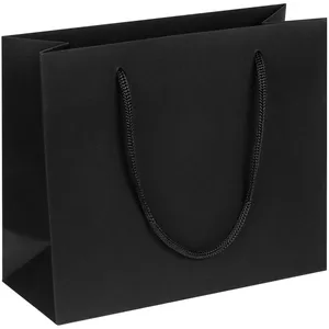 Пакет бумажный Arc S, черный заказать онлайн со своим дизайном в РПК КБ с доставкой и скидками