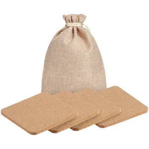 Набор из 4 костеров Suberic, квадрат заказать онлайн со своим дизайном в РПК КБ с доставкой и скидками