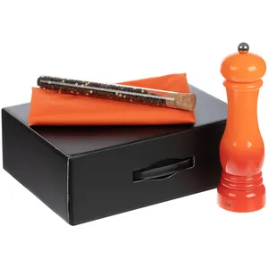 Набор Gambit с мельницей и фартуком, оранжевый заказать онлайн со своим дизайном в РПК КБ с доставкой и скидками