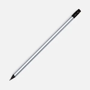 Карандаш простой Triangle Black с ластиком, серебристый заказать онлайн со своим дизайном в РПК КБ с доставкой и скидками