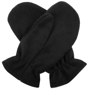 Варежки Fleecy, черные заказать онлайн со своим дизайном в РПК КБ с доставкой и скидками