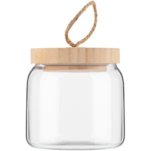 Банка с бамбуковой крышкой Woody S заказать онлайн со своим дизайном в РПК КБ с доставкой и скидками