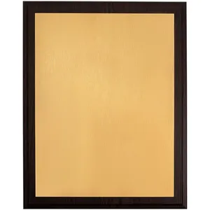 Плакетка Plaque XL, венге с золотистой пластиной заказать онлайн со своим дизайном в РПК КБ с доставкой и скидками