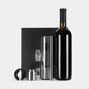 Винный набор Veritas, черный с серебристым заказать онлайн со своим дизайном в РПК КБ с доставкой и скидками