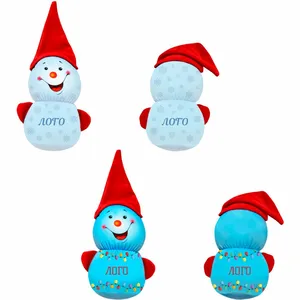 Подушка декоративная FrostyLove на заказ, снеговик заказать онлайн со своим дизайном в РПК КБ с доставкой и скидками