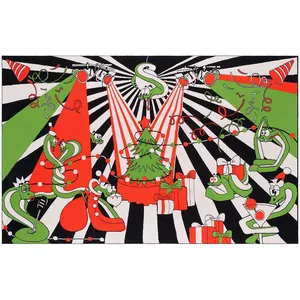 Плед Snake Your Body, красный заказать онлайн со своим дизайном в РПК КБ с доставкой и скидками