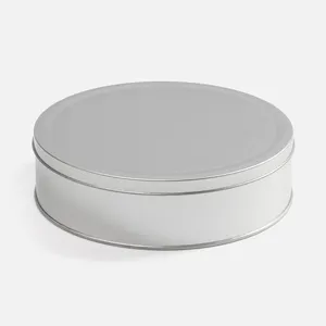 Коробка Pragmax L, круглая, серебристая заказать онлайн со своим дизайном в РПК КБ с доставкой и скидками