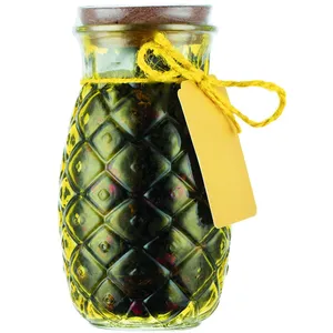 Чай «Сокочай» в желтой декоративной банке, черный с ананасом и брусникой заказать онлайн со своим дизайном в РПК КБ с доставкой и скидками