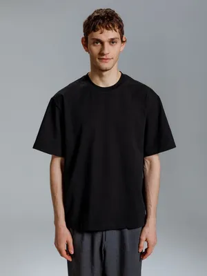 Футболка оверсайз Kangas, черная заказать онлайн со своим дизайном в РПК КБ с доставкой и скидками