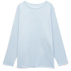 Лонгслив унисекс Siluetti Fuori, светло-голубой заказать онлайн со своим дизайном в РПК КБ с доставкой и скидками