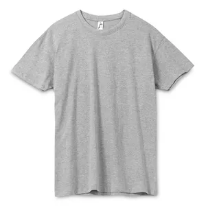 Футболка унисекс Regent 150, серый меланж заказать онлайн со своим дизайном в РПК КБ с доставкой и скидками