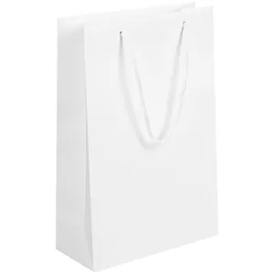Пакет бумажный Waski M, белый заказать онлайн со своим дизайном в РПК КБ с доставкой и скидками