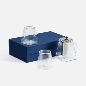 Чайный набор Quadroni в темно-синей коробке заказать онлайн со своим дизайном в РПК КБ с доставкой и скидками