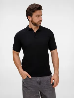 Рубашка поло унисекс Upswing, черная заказать онлайн со своим дизайном в РПК КБ с доставкой и скидками