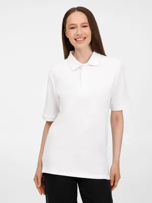 Рубашка поло унисекс Upswing, белая заказать онлайн со своим дизайном в РПК КБ с доставкой и скидками