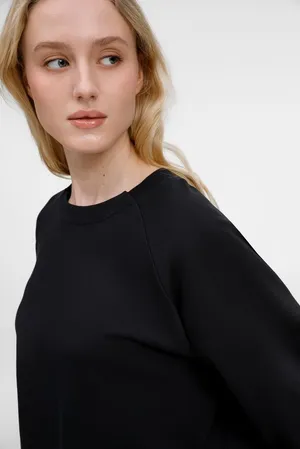 Свитшот унисекс Avenu, черный заказать онлайн со своим дизайном в РПК КБ с доставкой и скидками