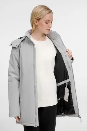 Куртка-парка унисекс Sfera, светло-серая заказать онлайн со своим дизайном в РПК КБ с доставкой и скидками