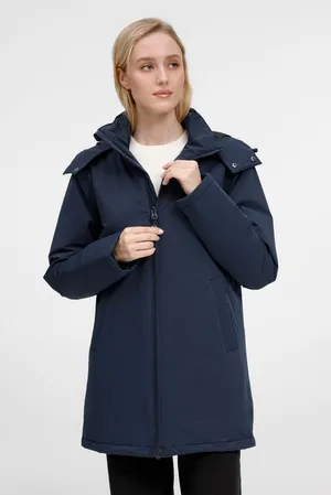 Куртка-парка унисекс Sfera, темно-синяя заказать онлайн со своим дизайном в РПК КБ с доставкой и скидками