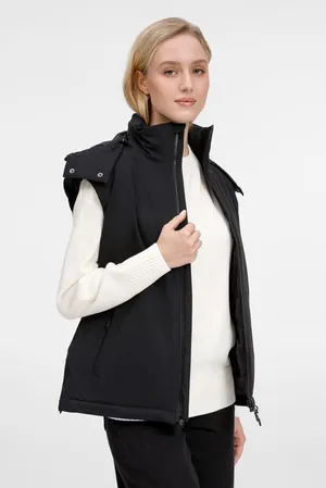 Жилет унисекс Sfera, черный заказать онлайн со своим дизайном в РПК КБ с доставкой и скидками