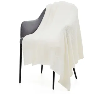 Плед Knitly, жемчужно-белый заказать онлайн со своим дизайном в РПК КБ с доставкой и скидками