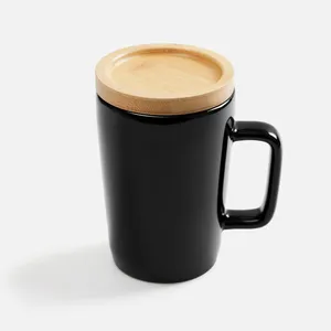 Кружка Vierra с крышкой-костером, черная заказать онлайн со своим дизайном в РПК КБ с доставкой и скидками