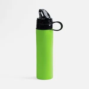 Складная бутылка для воды Langfossen, зеленое яблоко заказать онлайн со своим дизайном в РПК КБ с доставкой и скидками