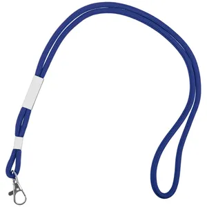 Шнурок для бейджа Tube Metal, синий заказать онлайн со своим дизайном в РПК КБ с доставкой и скидками