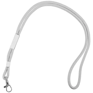 Шнурок для бейджа Tube Metal, серый заказать онлайн со своим дизайном в РПК КБ с доставкой и скидками