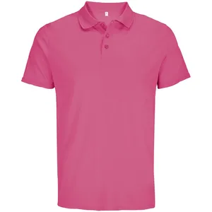 Рубашка поло унисекс Pitcher, розовая (ribbon pink) заказать онлайн со своим дизайном в РПК КБ с доставкой и скидками