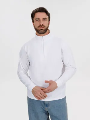 Заказать Свитшот на молнии из бифлекса Morfiss, белый, размер XL/XXL с доставкой и скидками