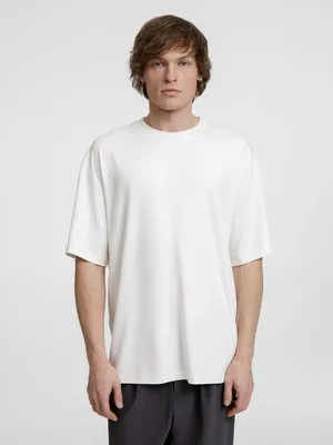 Футболка оверсайз унисекс Lavinia, белая заказать онлайн со своим дизайном в РПК КБ с доставкой и скидками