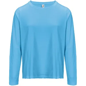 Футболка с длинным рукавом женская Monarch Women, ярко-бирюзовая заказать онлайн со своим дизайном в РПК КБ с доставкой и скидками