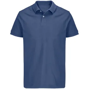 Рубашка поло унисекс Pacific, синяя (джинс) заказать онлайн со своим дизайном в РПК КБ с доставкой и скидками