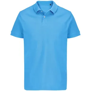 Рубашка поло унисекс Pacific, ярко-бирюзовая заказать онлайн со своим дизайном в РПК КБ с доставкой и скидками