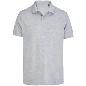 Рубашка поло унисекс Pacific, серый меланж заказать онлайн со своим дизайном в РПК КБ с доставкой и скидками