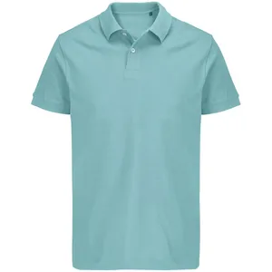 Рубашка поло унисекс Pacific, голубая (морская волна) заказать онлайн со своим дизайном в РПК КБ с доставкой и скидками