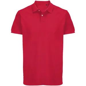Рубашка поло унисекс Pacific, красная заказать онлайн со своим дизайном в РПК КБ с доставкой и скидками