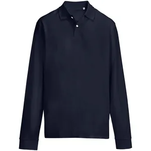 Рубашка поло унисекс с длинным рукавом Pacific LSL, кобальт (темно-синяя) заказать онлайн со своим дизайном в РПК КБ с доставкой и скидками