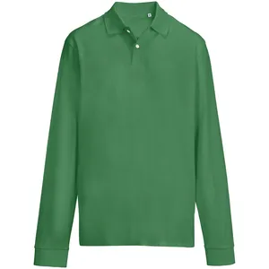 Рубашка поло унисекс с длинным рукавом Pacific LSL, ярко-зеленая заказать онлайн со своим дизайном в РПК КБ с доставкой и скидками