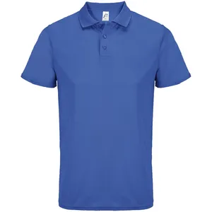 Рубашка поло унисекс Pitcher, ярко-синяя (royal) заказать онлайн со своим дизайном в РПК КБ с доставкой и скидками