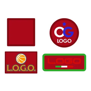 Шеврон из габардина Gabo S, красный заказать онлайн со своим дизайном в РПК КБ с доставкой и скидками