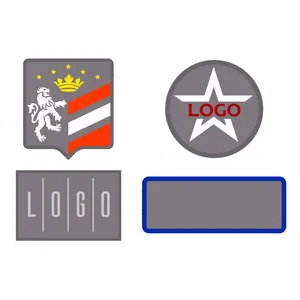 Шеврон из габардина Gabo M, серый заказать онлайн со своим дизайном в РПК КБ с доставкой и скидками