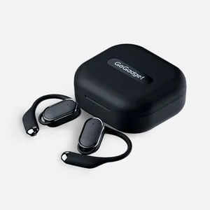 Беспроводные наушники для спорта OpenAir, черные заказать онлайн со своим дизайном в РПК КБ с доставкой и скидками