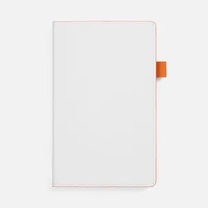 Ежедневник White Shall, недатированный, бело-оранжевый заказать онлайн со своим дизайном в РПК КБ с доставкой и скидками
