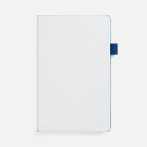 Ежедневник White Shall, недатированный, бело-синий заказать онлайн со своим дизайном в РПК КБ с доставкой и скидками