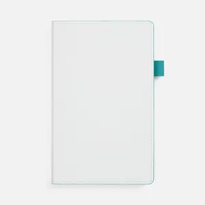 Ежедневник White Shall, недатированный, бело-бирюзовый заказать онлайн со своим дизайном в РПК КБ с доставкой и скидками