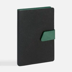Ежедневник Boom, недатированный, черный с зеленым заказать онлайн со своим дизайном в РПК КБ с доставкой и скидками
