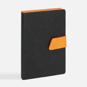 Ежедневник Boom, недатированный, черный с оранжевым заказать онлайн со своим дизайном в РПК КБ с доставкой и скидками